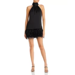 Wholesale 🔔 Ramy Brook Danni Halter Feather Mini 👗 Dress Black ⭐ -US Ramy Brook Sales 2022 unnamed file 102