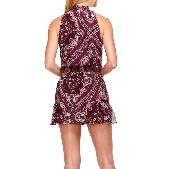 Top 10 🤩 Ramy Brook Chrissie Silk 👗 Dress Sangria Combo 👏 3 Top 10 🤩 Ramy Brook Chrissie Silk 👗 Dress Sangria Combo 👏 - Image 3