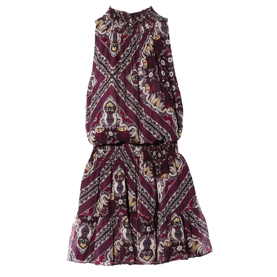 Top 10 🤩 Ramy Brook Chrissie Silk 👗 Dress Sangria Combo 👏 4 Top 10 🤩 Ramy Brook Chrissie Silk 👗 Dress Sangria Combo 👏 - Image 4