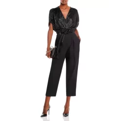 Hot Sale ✨ Ramy Brook Margie Crossover Top Black Foil 😉 -US Ramy Brook Sales 2022 unnamed file 137