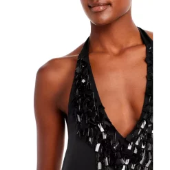 New 😍 Ramy Brook Mitchell Halter Neck Sleeveless Top Black ⭐ -US Ramy Brook Sales 2022 unnamed file 164