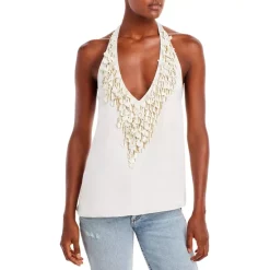 New 😍 Ramy Brook Mitchell Halter Neck Sleeveless Top Black ⭐ -US Ramy Brook Sales 2022 unnamed file 166