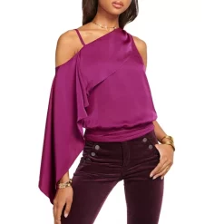 Flash Sale 👏 Ramy Brook North One Shoulder Top Plumberry 🤩 -US Ramy Brook Sales 2022 unnamed file 175
