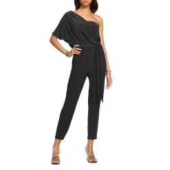 Best Pirce ⭐ Ramy Brook Toma One Shoulder Jumpsuit Black 🤩