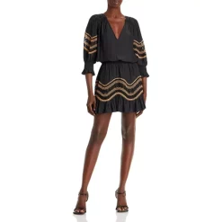 Discount 😀 Ramy Brook Barney 👗 Dress Black 💯 -US Ramy Brook Sales 2022 unnamed file 197