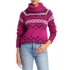 US Ramy Brook Sales 2022 38 Flash Sale ๐ Ramy Brook Tucker Fair Isle Sweater Sangria/ Plumberry Combo ๐คฉ