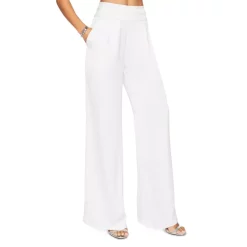 Cheapest 👍 Ramy Brook Joss High Waist Pants Ivory 🥰