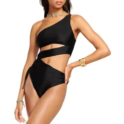 Best Sale 👍 Ramy Brook Kezia One Piece 🩱 Swimsuit Black 👏