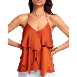 Outlet ❤️ Ramy Brook Brittany Top Cinnamon 🔥 -US Ramy Brook Sales 2022 unnamed file 216