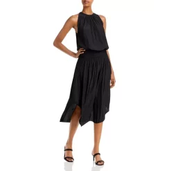 US Ramy Brook Sales 2022 54 Top 10 ๐ Ramy Brook Audrey Sleeveless Halter Drop Waist Midi ๐ Dress Navy ๐