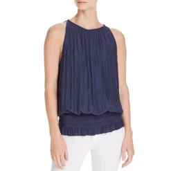 Promo 🤩 Ramy Brook Lauren Sleeveless Ruched Blouson Top Black 🧨 -US Ramy Brook Sales 2022 unnamed file 253