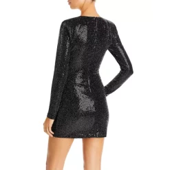 Brand new 🔔 Ramy Brook Esme Chainmail Mini 👗 Dress Black 🤩 -US Ramy Brook Sales 2022 unnamed file 271