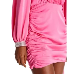 Best reviews of ⭐ Ramy Brook Foxy Embellished Cuff 👗 Dress - 100% Exclusive Bright Pink 🔥 -US Ramy Brook Sales 2022 unnamed file 284
