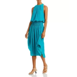 Top 10 😍 Ramy Brook Audrey Sleeveless Halter Drop Waist Midi 👗 Dress Navy 🌟 -US Ramy Brook Sales 2022 unnamed file 30