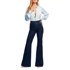 US Ramy Brook Sales 2022 3 Discount 👏 Ramy Brook Romee 👖 Jeans Dark Wash 🥰