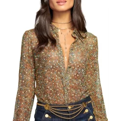 Buy 💯 Ramy Brook Tien Embroidered Button Front 👕 Shirt Magical Multi 🔔 -US Ramy Brook Sales 2022 unnamed file 330