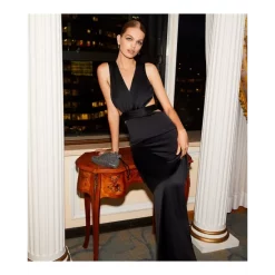 Flash Sale 😉 Ramy Brook Milan Cutout Gown Black ⌛ -US Ramy Brook Sales 2022 unnamed file 362