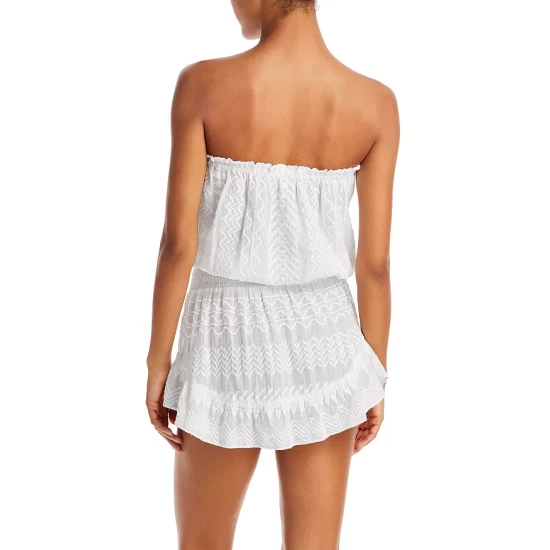 Top 10 ๐ Ramy Brook Sallie Embroidered Gauze ๐ Dress Swim Cover-Up White ๐ฅฐ 2 Top 10 ๐ Ramy Brook Sallie Embroidered Gauze ๐ Dress Swim Cover-Up White ๐ฅฐ - Image 2