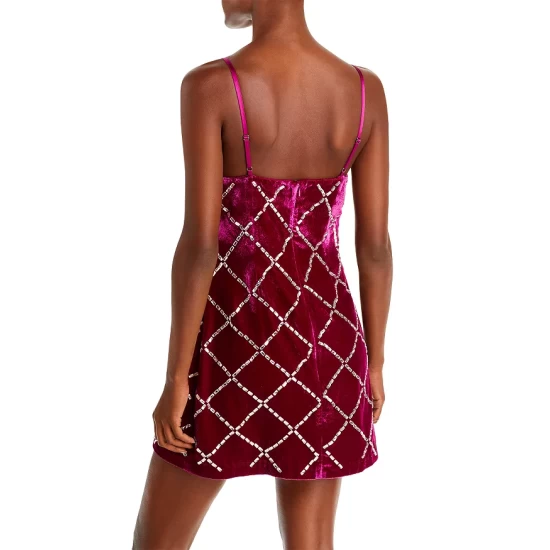 Wholesale ๐คฉ Ramy Brook Omega Velvet Mini ๐ Dress Plumberry โญ 3 Wholesale ๐คฉ Ramy Brook Omega Velvet Mini ๐ Dress Plumberry โญ - Image 3