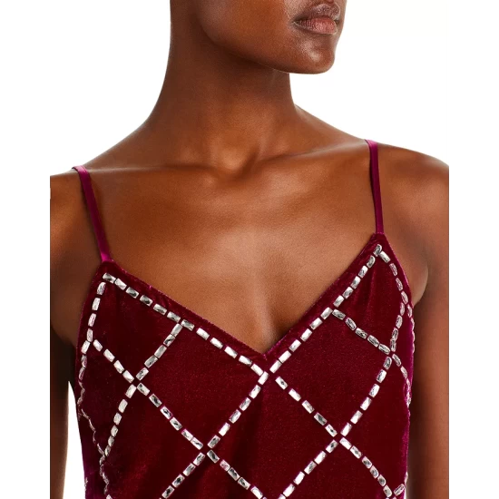 Wholesale ๐คฉ Ramy Brook Omega Velvet Mini ๐ Dress Plumberry โญ 4 Wholesale ๐คฉ Ramy Brook Omega Velvet Mini ๐ Dress Plumberry โญ - Image 4