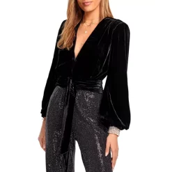 Brand new 😉 Ramy Brook Jaxon Balloon Sleeve Velvet Top Black 🛒 -US Ramy Brook Sales 2022 unnamed file 40