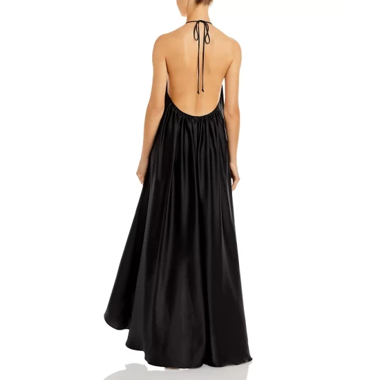 Budget 👍 Ramy Brook Jupiter High/Low Halter 👗 Dress Black 😀 2 Budget 👍 Ramy Brook Jupiter High/Low Halter 👗 Dress Black 😀 - Image 2