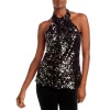 Brand new 😉 Ramy Brook Bri Sequined Halter Top Black 🔥