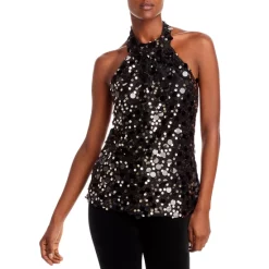 Brand new 😉 Ramy Brook Bri Sequined Halter Top Black 🔥