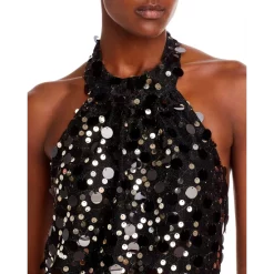 Brand new 😉 Ramy Brook Bri Sequined Halter Top Black 🔥 -US Ramy Brook Sales 2022 unnamed file 408
