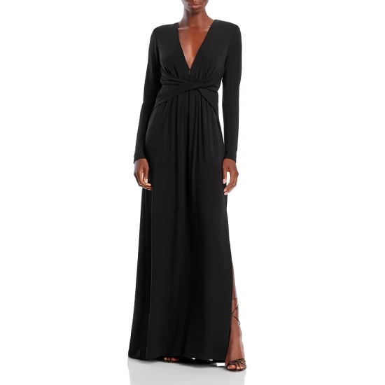 Budget โ Ramy Brook Eve Twist Waist Gown - 100% Exclusive Black ๐ฅฐ 1 Budget โ Ramy Brook Eve Twist Waist Gown - 100% Exclusive Black ๐ฅฐ