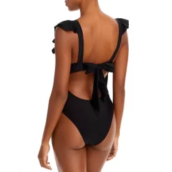 Best reviews of 💯 Ramy Brook Nicola Ruffled Deep V 🩱 Swimsuit Paradise 🌟 -US Ramy Brook Sales 2022 unnamed file 447