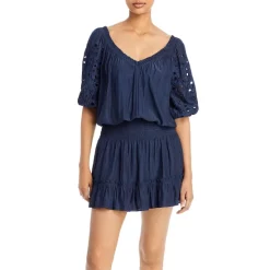 Hot Sale 😍 Ramy Brook Yao Mini 👗 Dress Navy 🌟