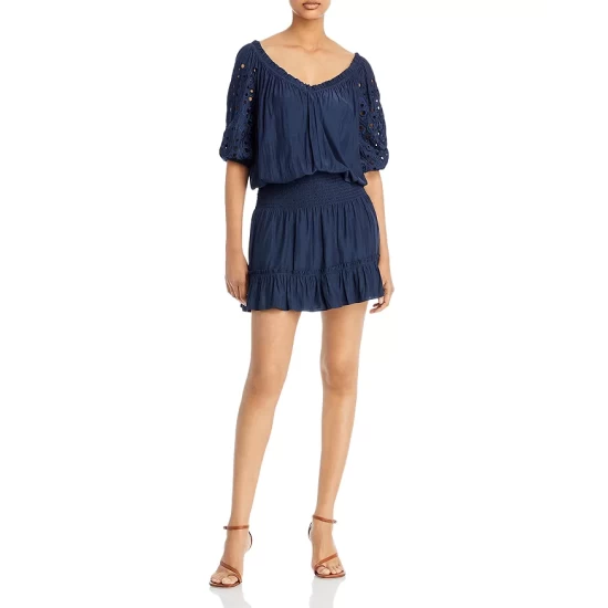 Hot Sale 😍 Ramy Brook Yao Mini 👗 Dress Navy 🌟 3 Hot Sale 😍 Ramy Brook Yao Mini 👗 Dress Navy 🌟 - Image 3