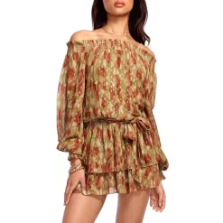 Discount ⭐ Ramy Brook Sallie 👗 Dress Clover Multi 🎁