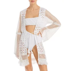 Best Sale 🎉 Ramy Brook Juna Cover-Up 👗 Dress - 150th Anniversary Exclusive White 😀