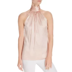 Best Sale 💯 Ramy Brook Lori Silk Halter Top Black 🤩