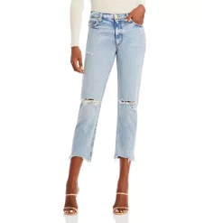 Best Pirce โค๏ธ Ramy Brook Desiree Cropped ๐ Jeans In Shark Bite ๐งจ