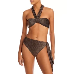 Best reviews of 🥰 Ramy Brook Sparkle Nova 👙 Bikini Top & Sparkle Lura High Waist 👙 Bikini Bottom ❤️