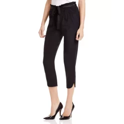 US Ramy Brook Sales 2022 32 Best Pirce โ๏ธ Ramy Brook Allyn Stretch Silk Cropped Pants Black ๐