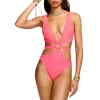 Discount 🎉 Ramy Brook Lexi One Piece 🩱 Swimsuit Neon Pink 🔔