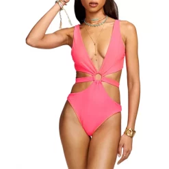 Discount 🎉 Ramy Brook Lexi One Piece 🩱 Swimsuit Neon Pink 🔔