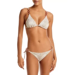 Cheapest ⭐ Ramy Brook Jazzy Snake Print Side Tie 👙 Bikini Bottom Dune Dot 😉 -US Ramy Brook Sales 2022 unnamed file 653