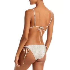 Flash Sale 💯 Ramy Brook Harbor Snake Print 👙 Bikini Top Dune Dot 😉 -US Ramy Brook Sales 2022 unnamed file 659