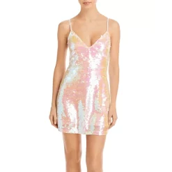 Best Sale ❤️ Ramy Brook Ciara Sequin Mini 👗 Dress Multi 🎁